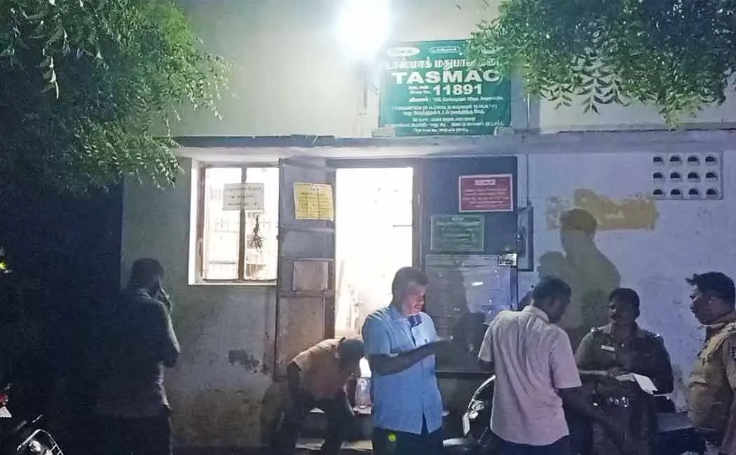 Incident at Tasmac; Police investigation