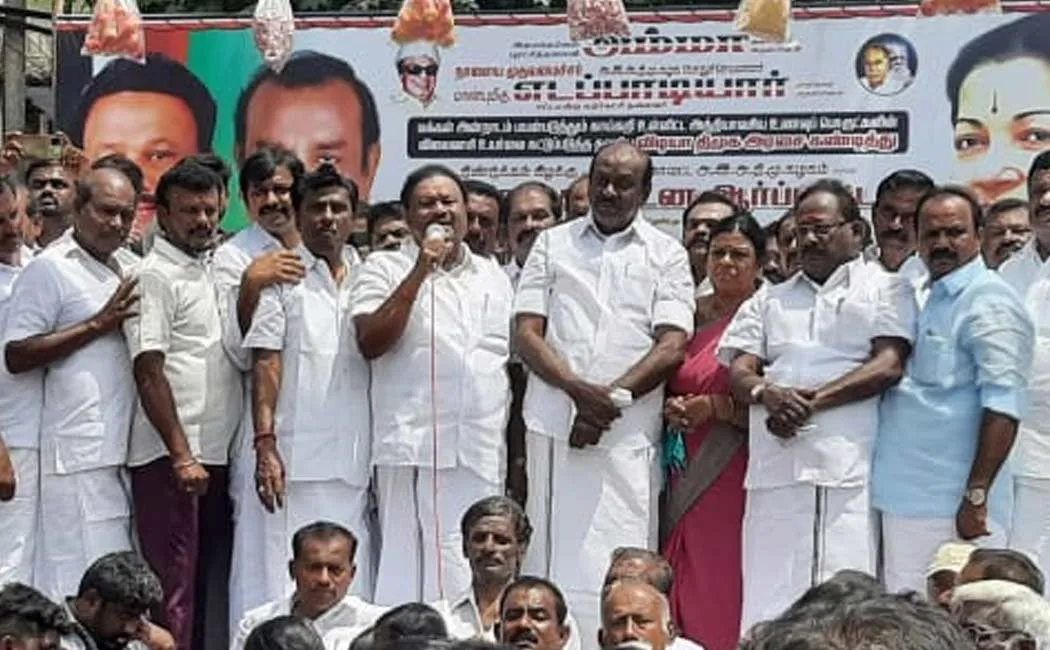 Lets make Stalin Chief Minister again in Tamil Nadu says Former Minister Srinivasan