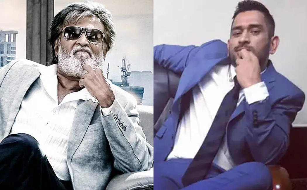 dhoni about rajini 