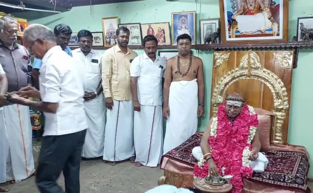  Velakurichi Adheenam said, true that the new Parliament building was opened on Savarkar's birthday.