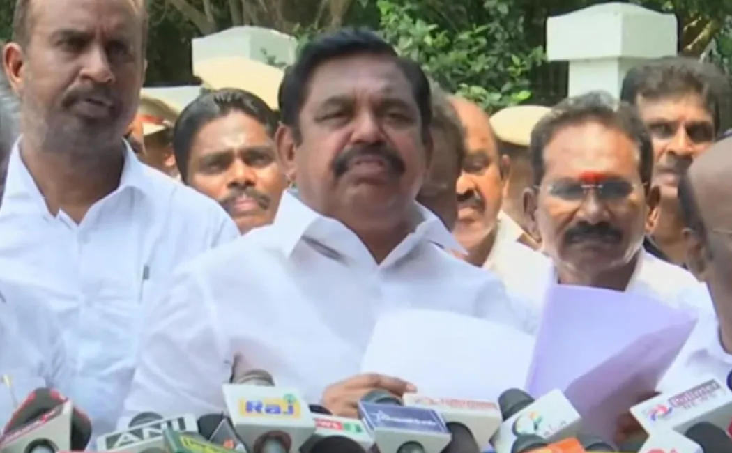Palaniswami Das Complaint With Governor Rn Ravi About Tamil Nadu Govt