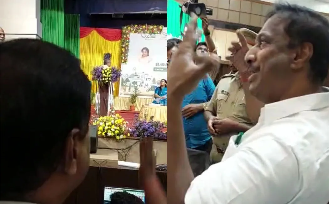 MLA blockade  Puducherry to condemn Chief Secretary for not implementing 'Smart City' project