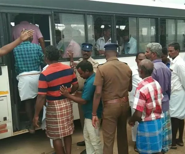 farmers arrested cuddalore
