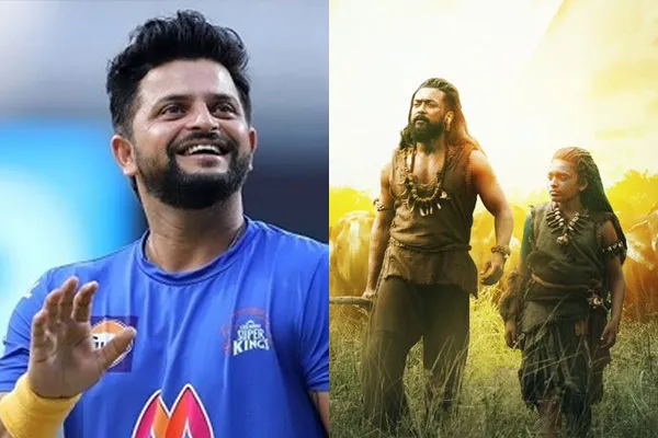 suresh raina shared a suriya kanguva poster