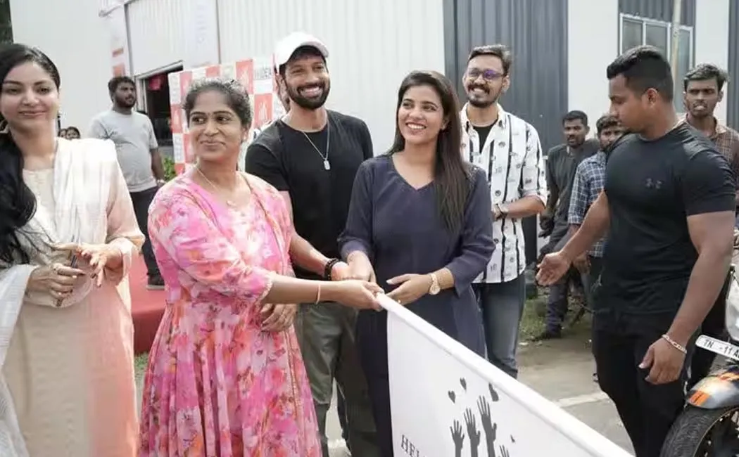 Actress Aishwarya Rajesh flagged off a program World Food Day