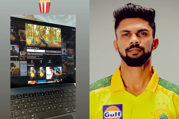 Ruturaj Gaikwad watch vijay leo movie