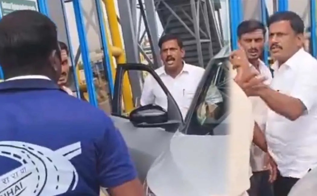 Inspector's husband argues over inability to pay toll