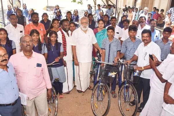 Students should study diligently and succeed in life says I. Periyasamy