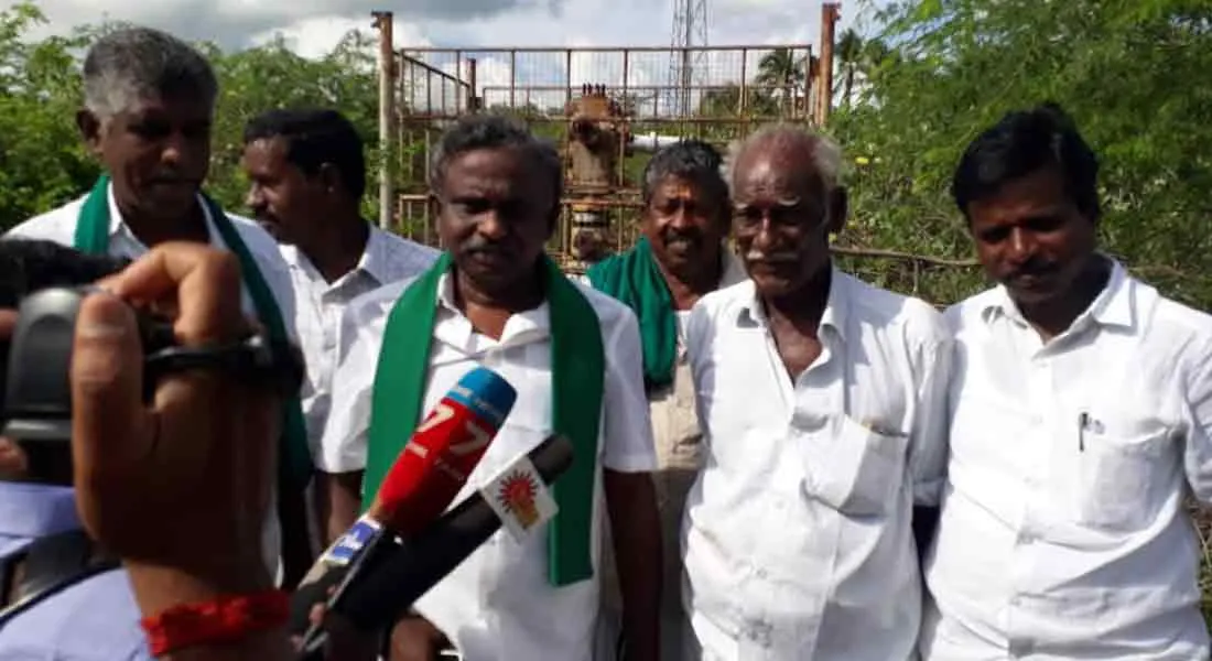 Pollution risk at ONGC oil well; Thiruvarur tension