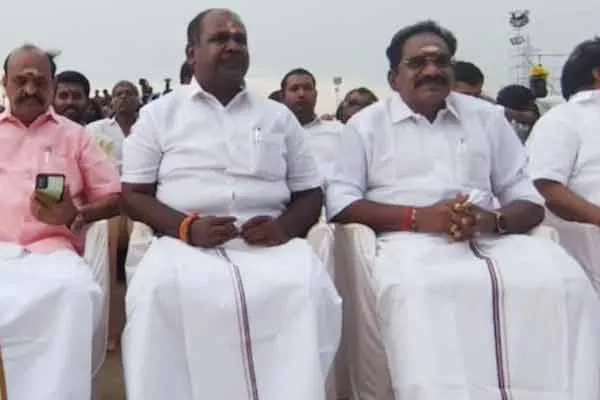 shameful former admk ministers participated  Murugan conference  