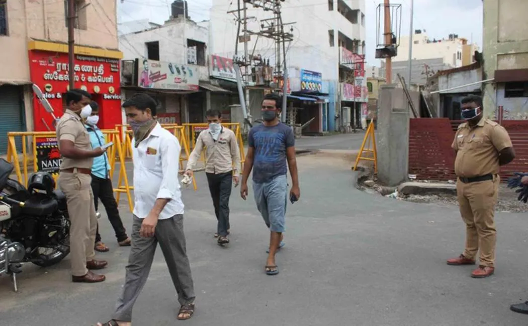  corona virus - Erode lockdown - People breathed air of freedom 