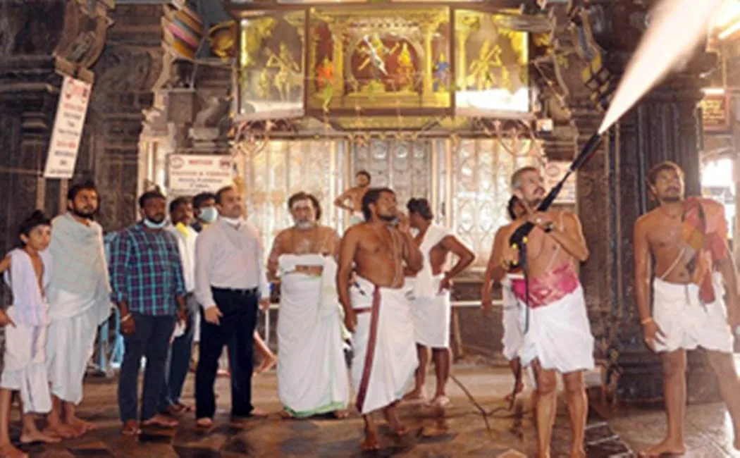  corona virus - Chidambaram Natarajar Temple  