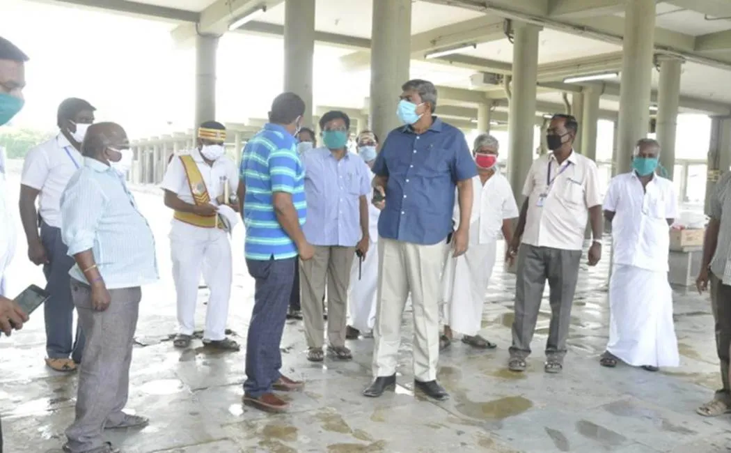 corona virus issue - Erode Bus Station to become a Daily Market