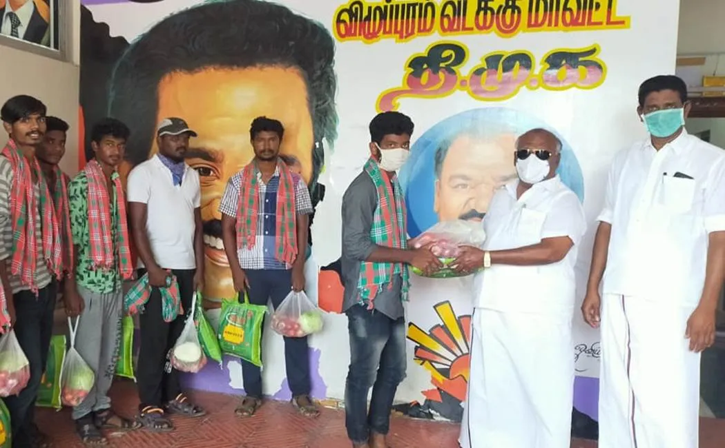 corona virus impact -Paper Boys work - DMK MLA Relief   