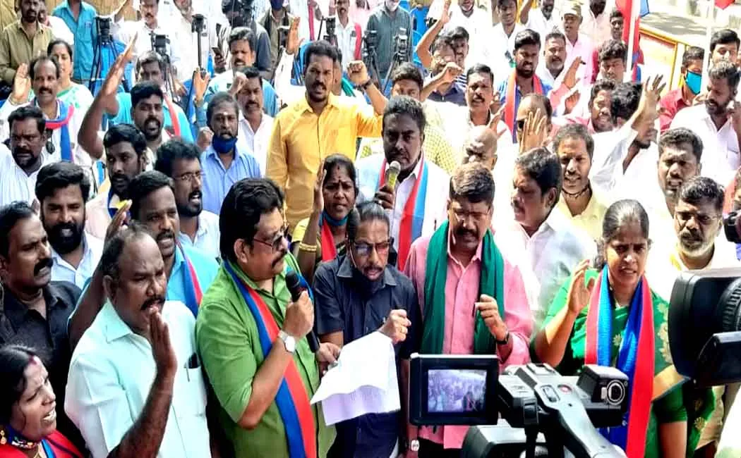 disrespecting -farmers is- a -national shame - VCK- selladurai