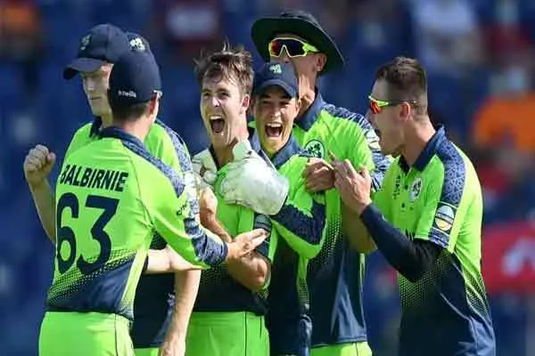 T20 World Cup; Ireland shocks England