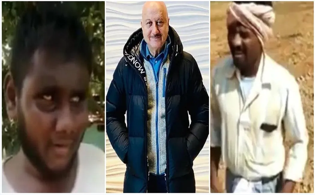  Anupam Kher shared the video of the singing farmer