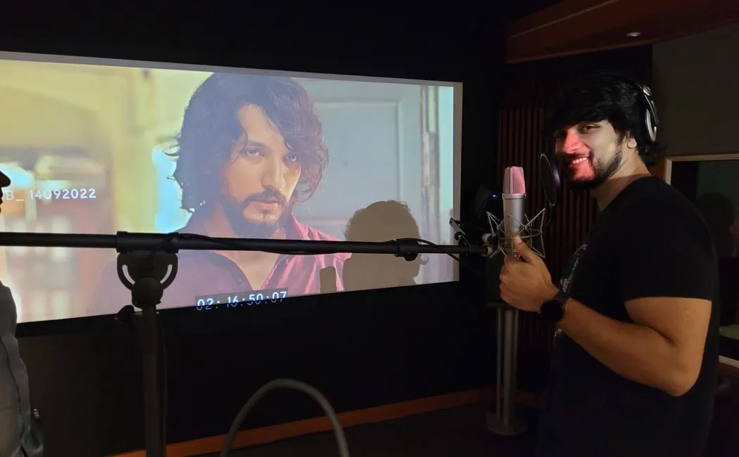 gautham karthik finished his dubbing in simbu starring pathu thala 