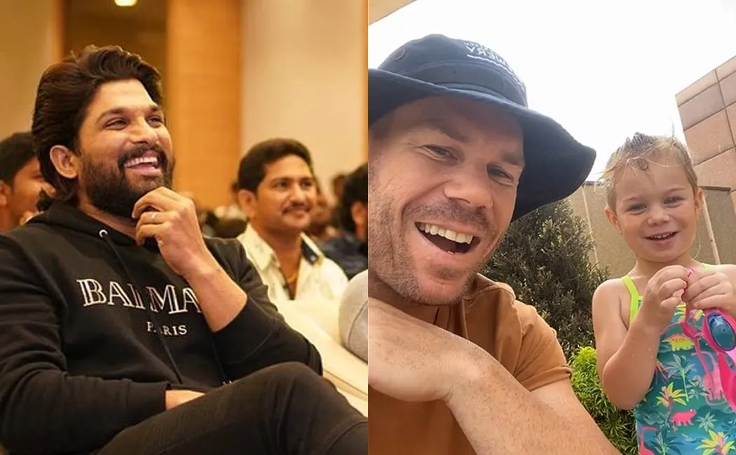 david warner wishes allu arjun for his birthday 