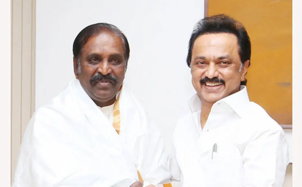 mk stalin wishes vairamuthu regards his birthday 