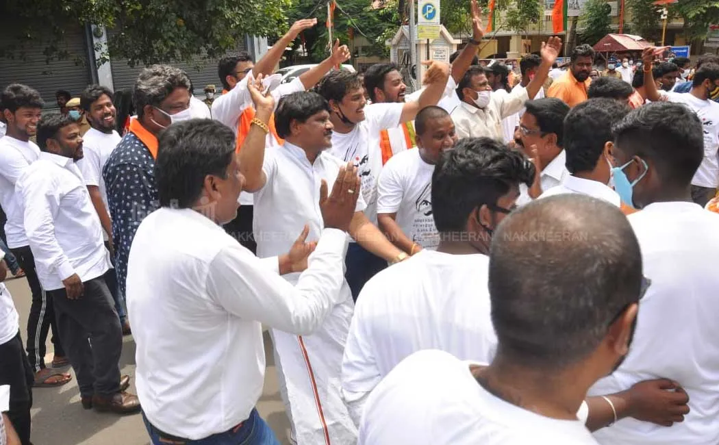 Narendra modi birthday celebration in tamilnadu by L.Murugan 
