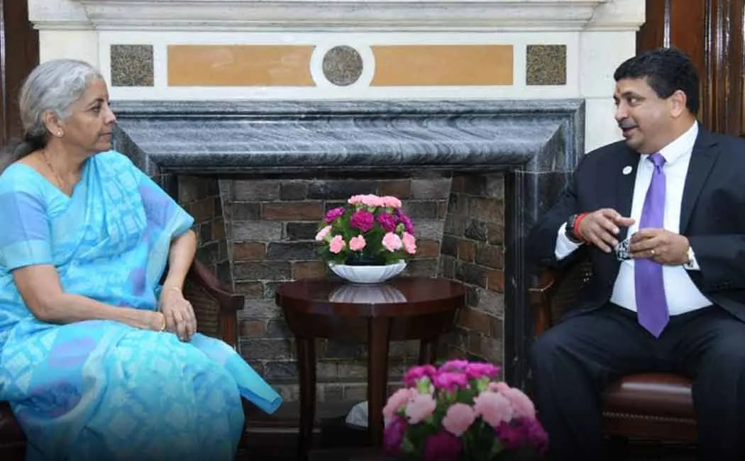 ptr meets Nirmala Sitharaman