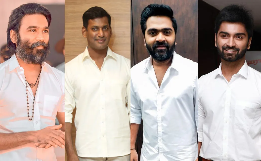 red card for dhanush, vishal, simbu, atharvaa 