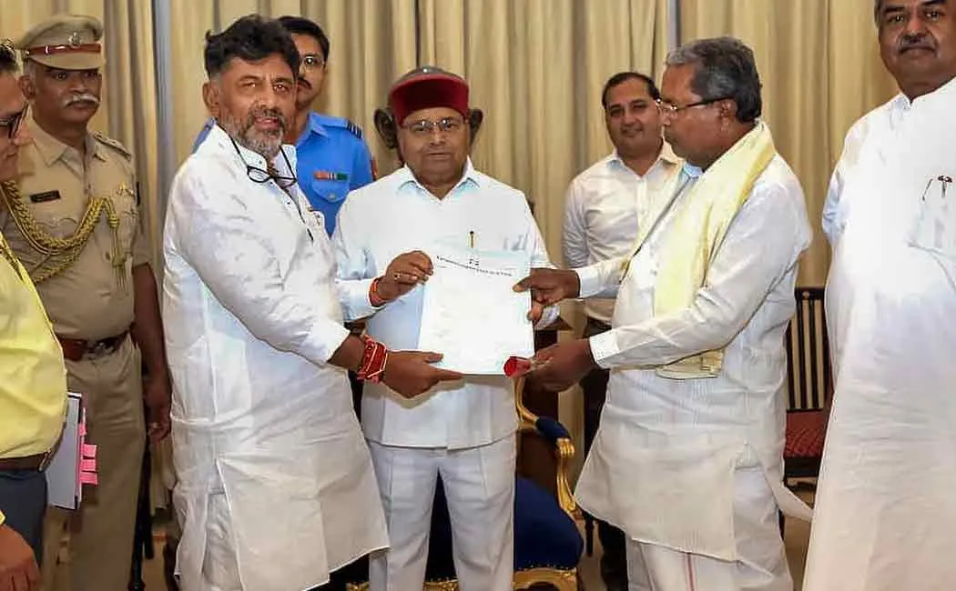 Siddaramaiah claimed the right to form the government