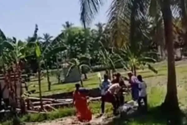 Son beats father due to property dispute