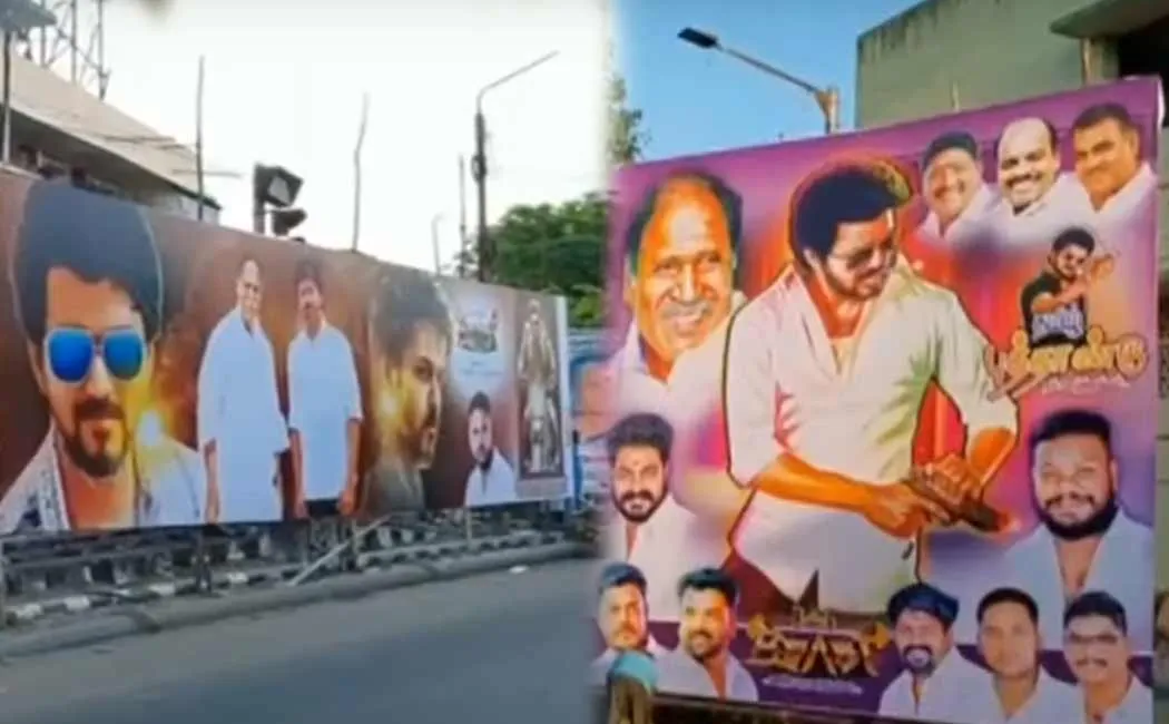 puducherry cm rangasamy and vijay beast poster goes viral 