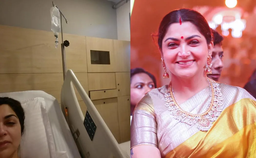 Khushbu Sundar hospitalised due to high fever