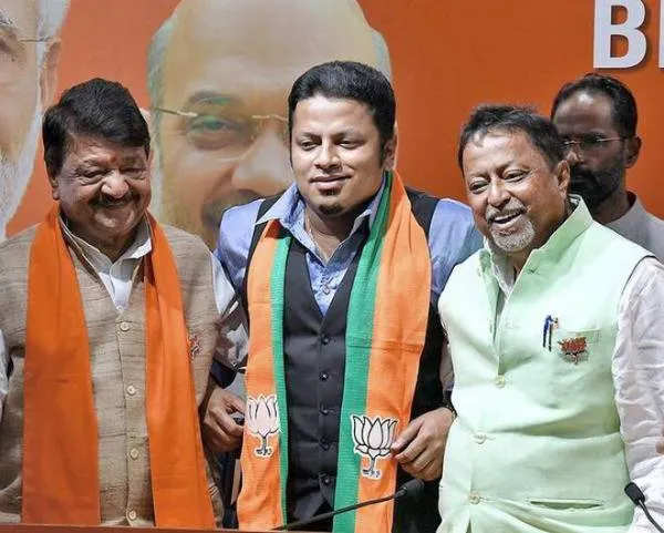 west bengal parties leaders move at bjp