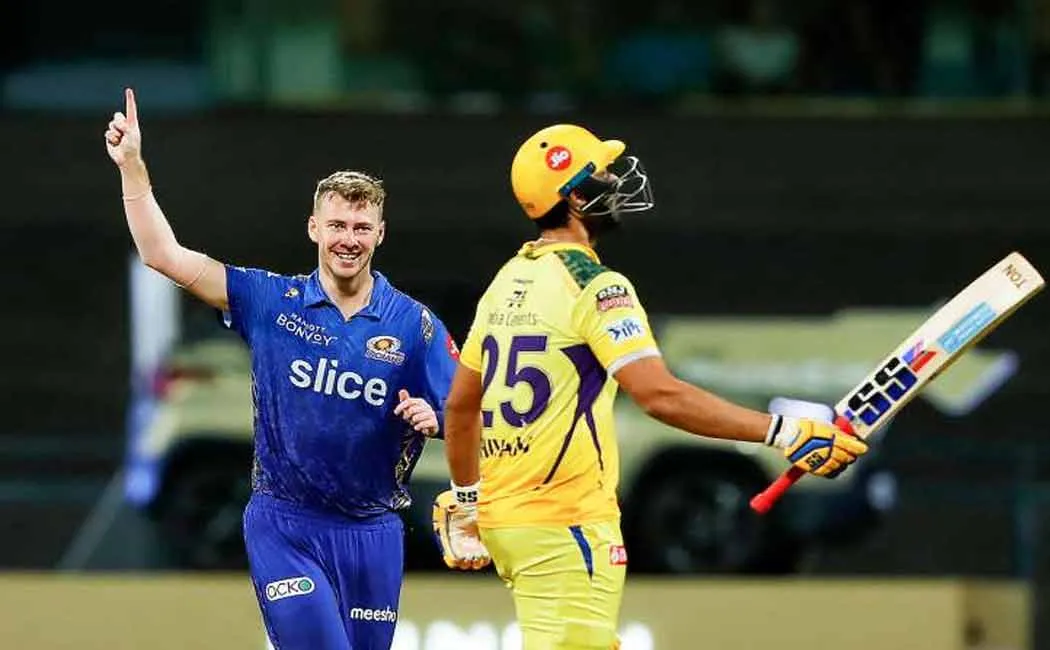 A fast bowler who joins Mumbai in the match against Chennai team