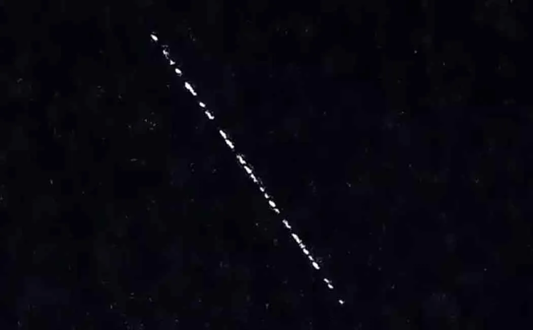 Elon Musk's satellites seen in Usilampatti