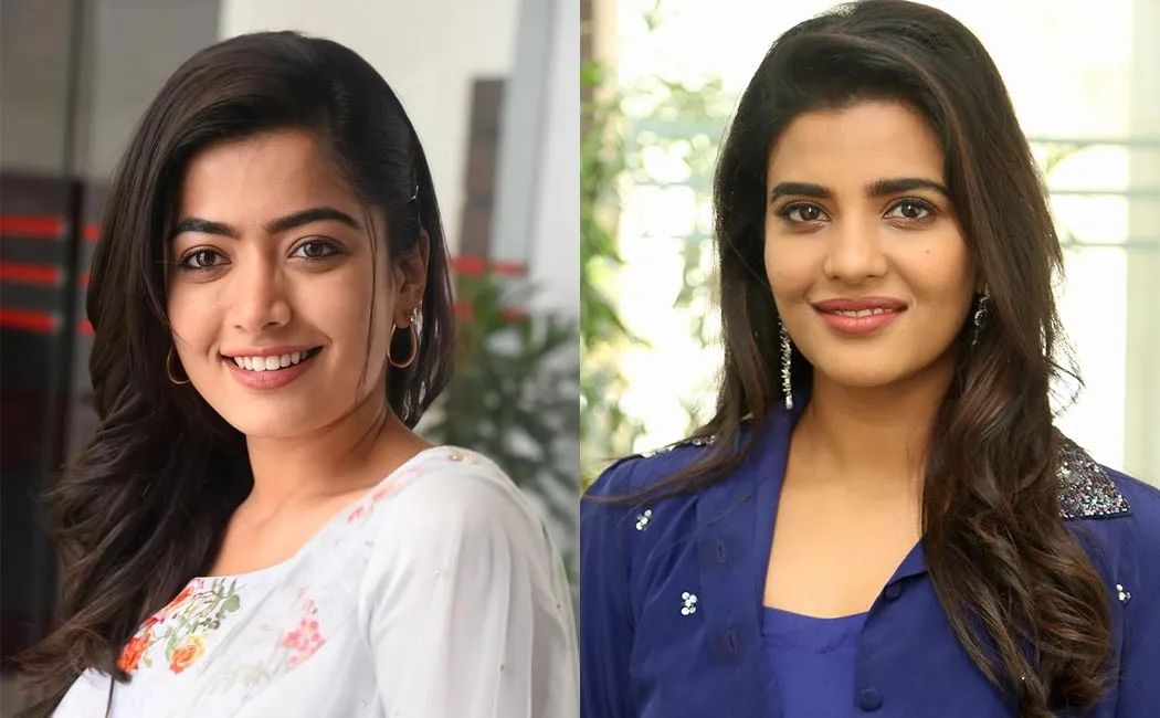 rashmika mandana reacts aishwarya rajesh speech 