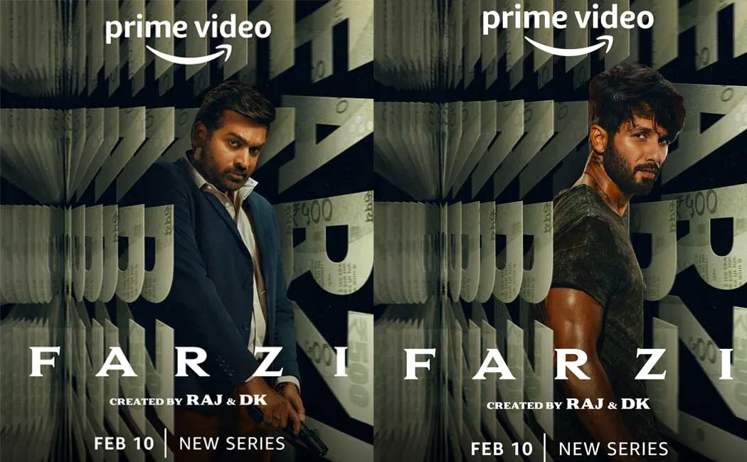 vijay sethupathi first look poster in farzi web series was released