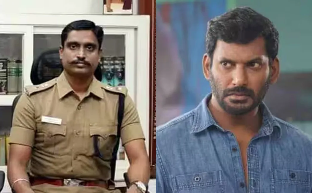 vishal condolence message to vijayakumar ips