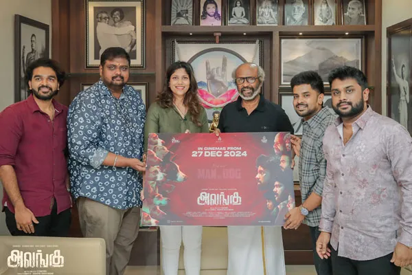Soumya Anbumani met Rajinikanth and received his greetings 