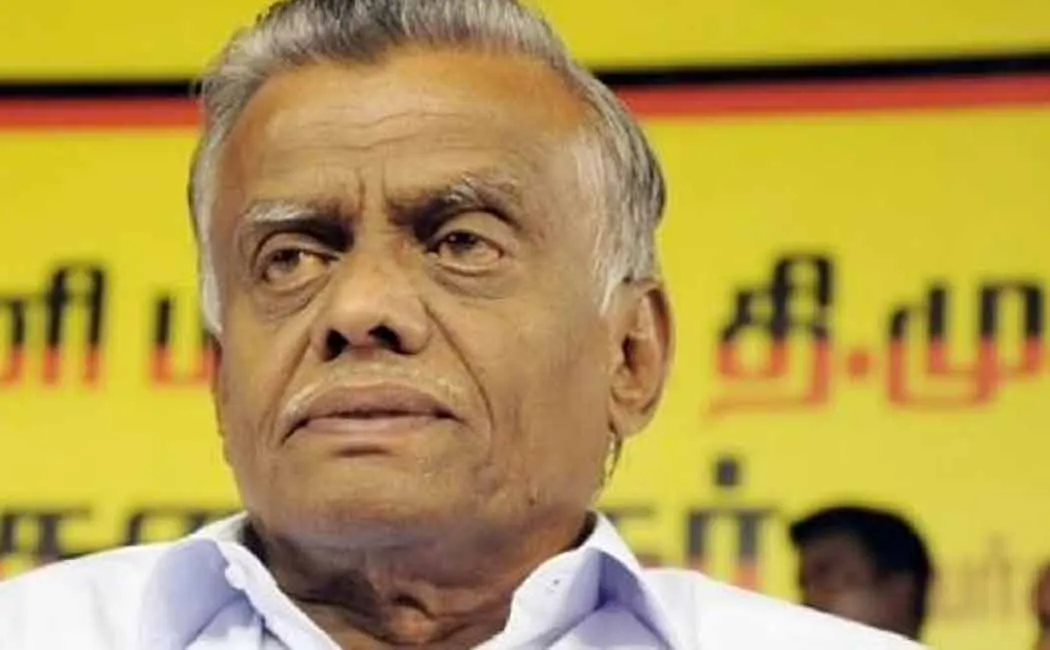 Former Speaker Sedapatti Muthiah, who was admitted to a private hospital in Madurai, passed away.