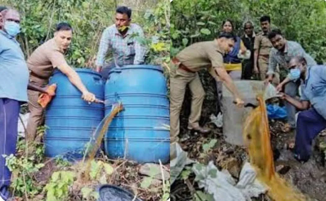 Massive sale counterfeit liquor Kallakurichi district
