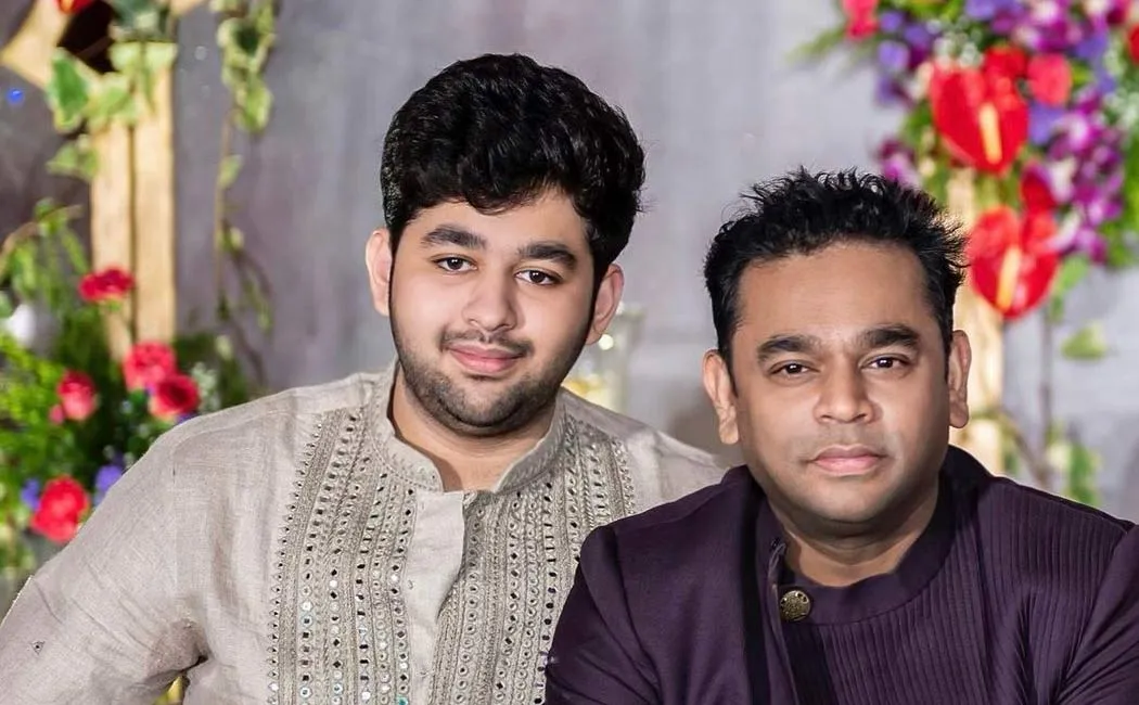 ar rahman son escaped from a accident while he is in song shoot  