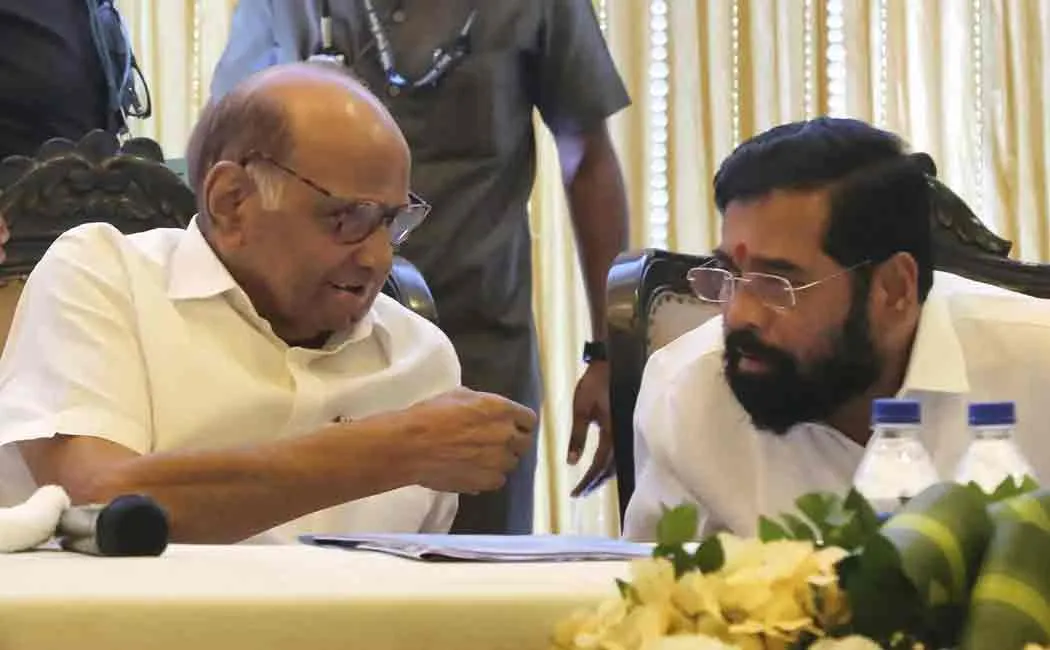 Sarathpawar - Eknath Shinde surprise meeting; What is the background?