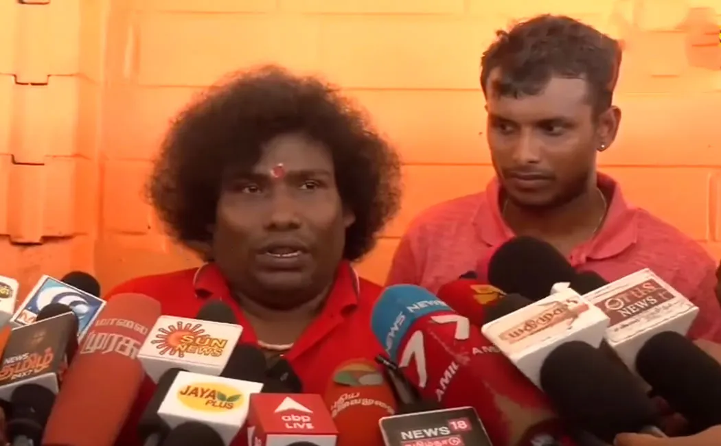yogi babu press meet at natarajan cricket ground launch 