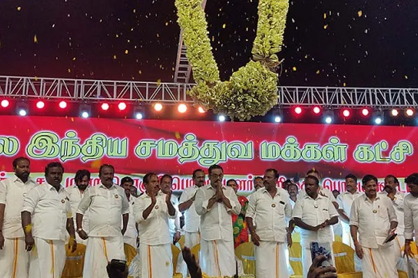 Sarathkumar speech at the party meeting in Nellai