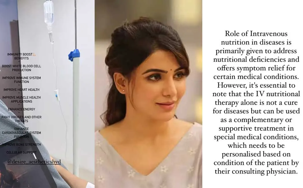 Samantha  hospitalised again 
