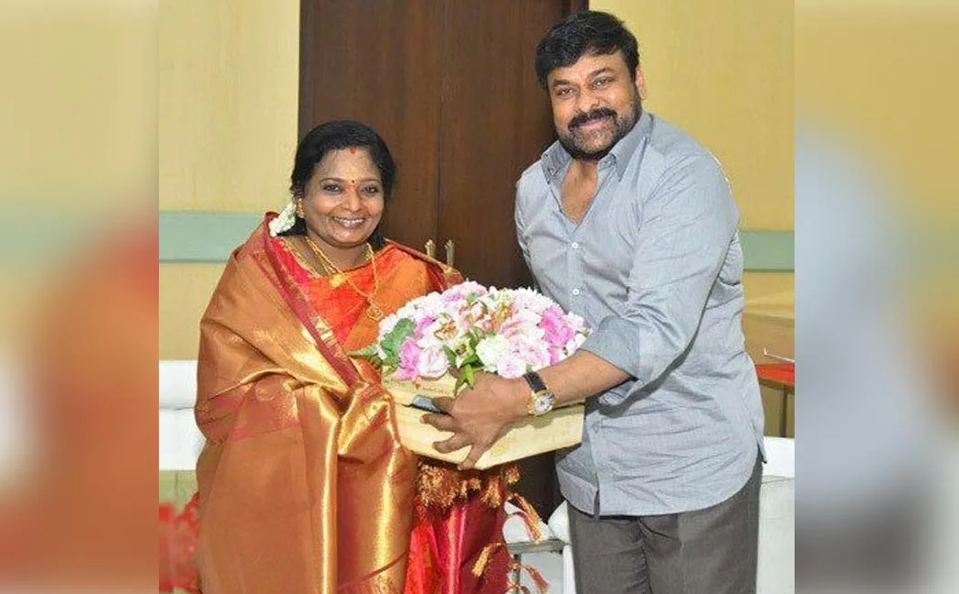 governor Tamilisai Soundararajan wishes chiranjeevi 