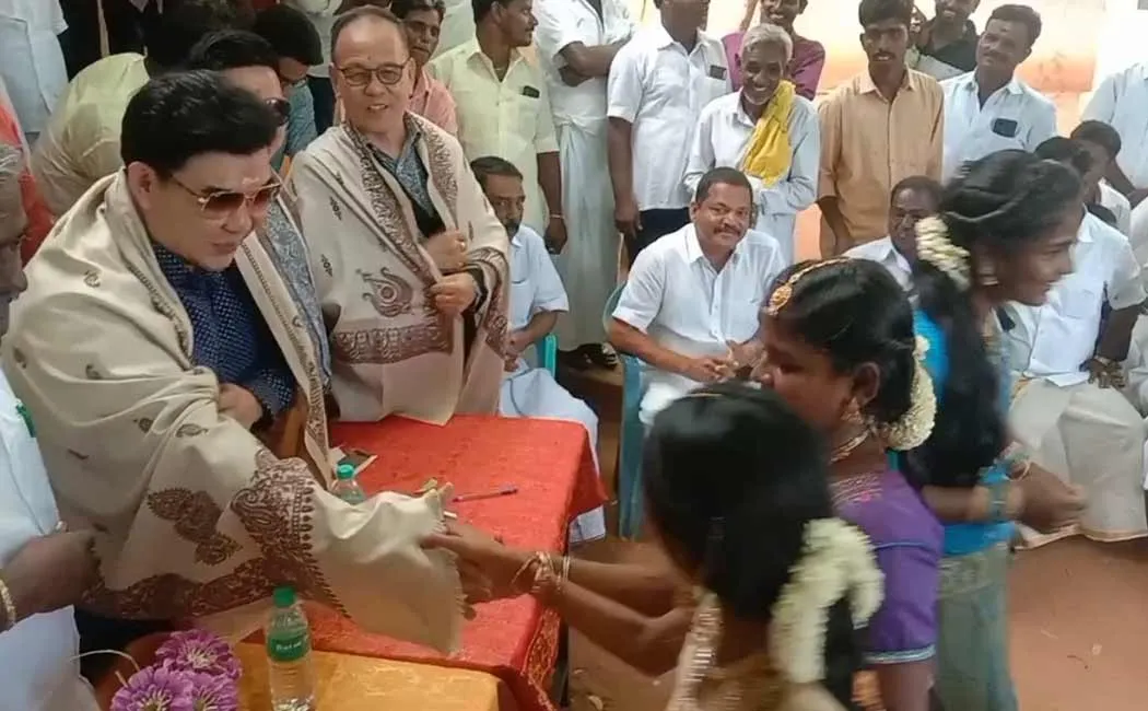 Singaporean businessman who funded Tamilnadu government school