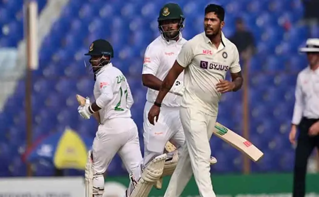 Bangladesh caught in Kuldeep vortex; Stumbling after losing 8 wickets