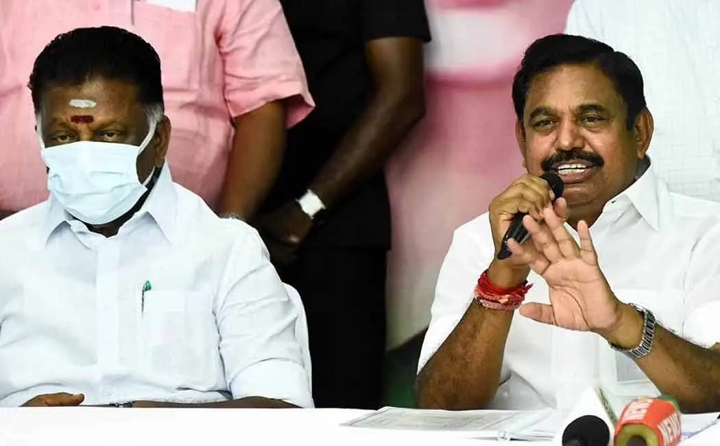 O.P.S., E.P.S. Condemnation on raid on sp velumani home
