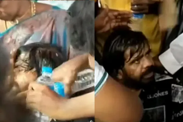 TRajender fainted suddenly in tuticorin 